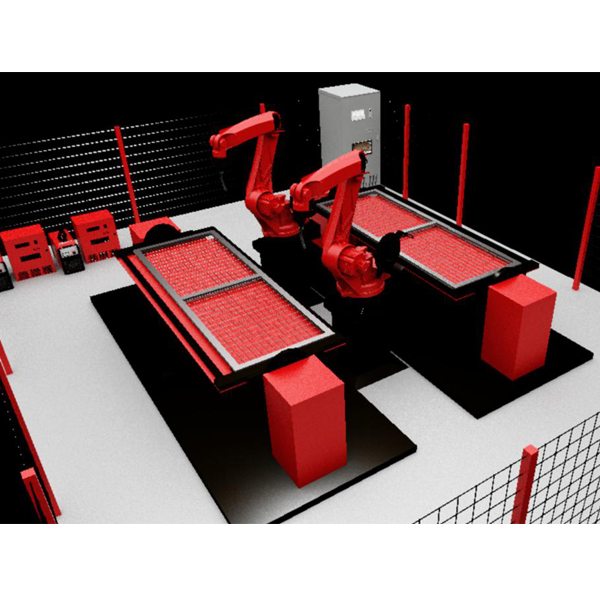 焊接機(jī)器人雙工位焊接工作站